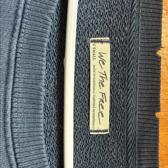 We The Free Blue Crewneck Sweatshirt - Picture 2 of 3